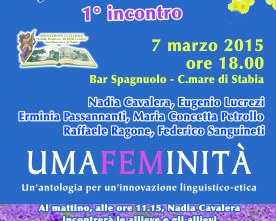 UMAFEMINITA’, Castellammare di Stabia, 7 marzo 2015