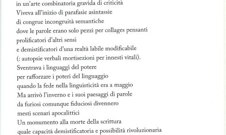 Omaggio a Nanni Balestrini, a cura di Luciana Gravina