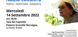 BRINDISI, Mercoledì, 14 settembre, h 18,30