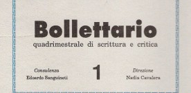 «Bollettario.Quadrimestrale di scrittura e critica»