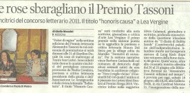 Premio Alessandro Tassoni 2011, rassegna stampa del 18 giugno