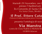VIA MAESTRA, presentazione a Brindisi il 29 novembre
