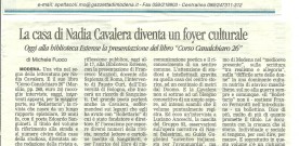 La casa di Nadia Cavalera diventa un foyer culturale