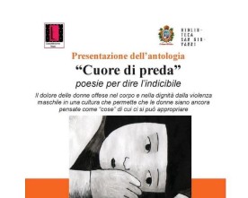 “Cuore di preda”, presentazione a Pesaro il 19 gennaio