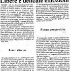 Libere e delicate emozioni