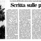 Scritta sulle pietre