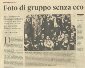 Gruppo 63_foto con Amelia Rosselli, Il Sole 24 ore 24/02/2013