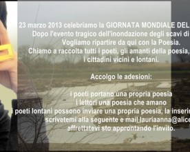 Chiamata alla poesia, da Sibari, per il 23 marzo
