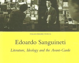 Edoardo Sanguineti, a cura di Paolo Chirumbolo e John Picchione
