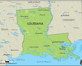 Louisiana, l’80% della costa è dell’industria del petrolio e del gas