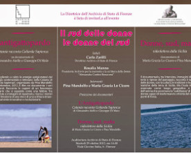 Il Sud delle donne, Le donne del sud, a Firenze il 29 ottobre