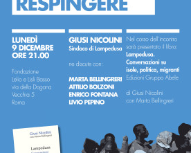 Migrare, accogliere, respingere, a Roma il 9 dicembre