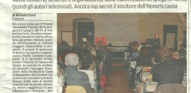 GAZZETTA di MODENA, 26 aprile 2014, sul  Premio Tassoni