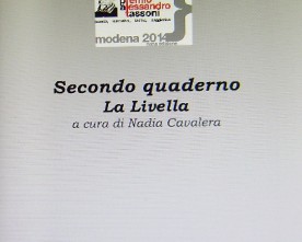 L’ebook “Secondo quaderno. La livella”, a cura di Nadia Cavalera