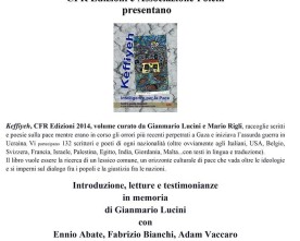 Keffiyeh, presentazione a Milano, 10 dicembre