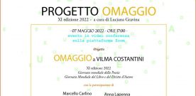 Omaggio a Vilma Costantini, Roma 7 maggio 2022