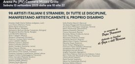 DISARMARTI, 13 settembre 2025, Museo della poesia